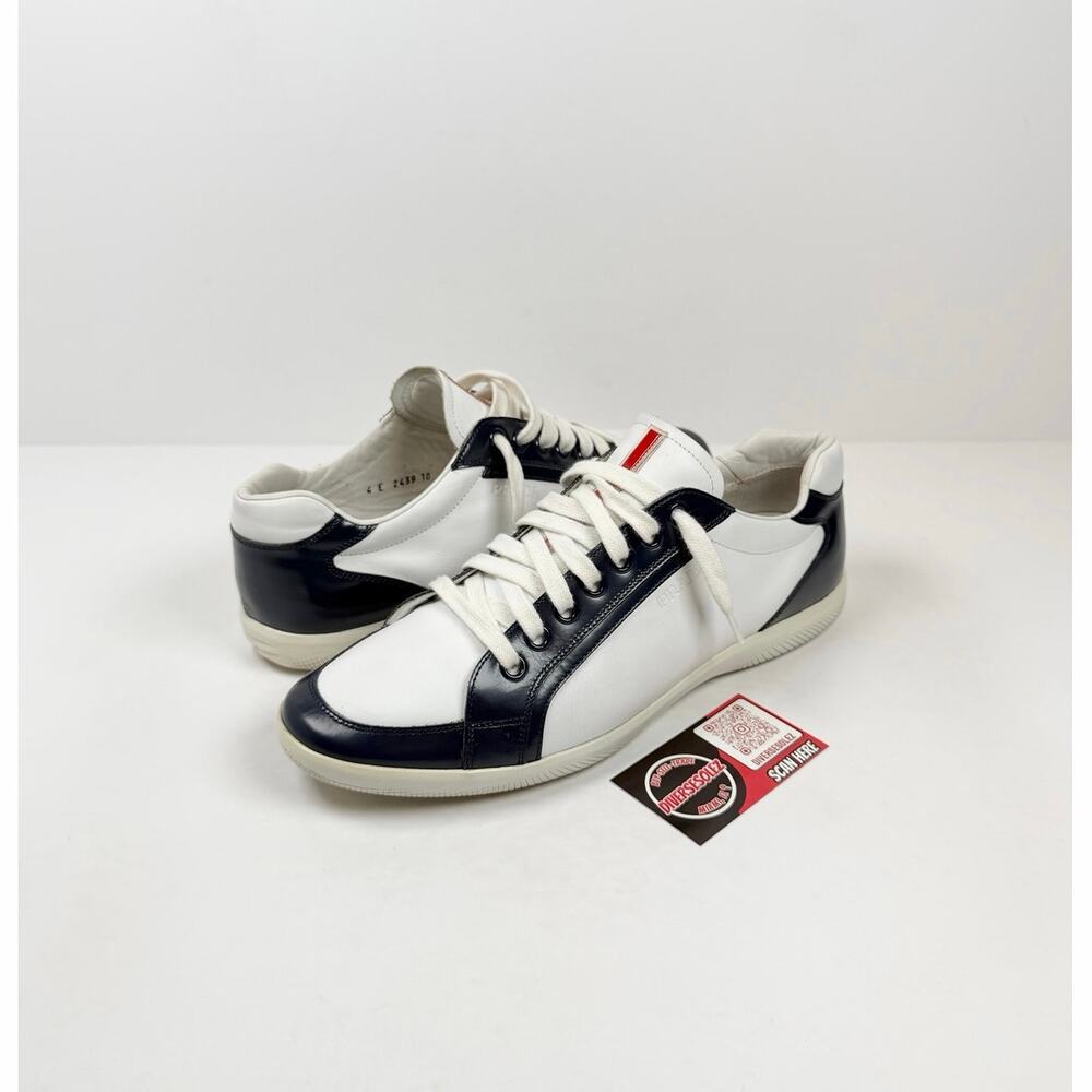 Size 11UK/12US - Prada Offshore Leather Low Top